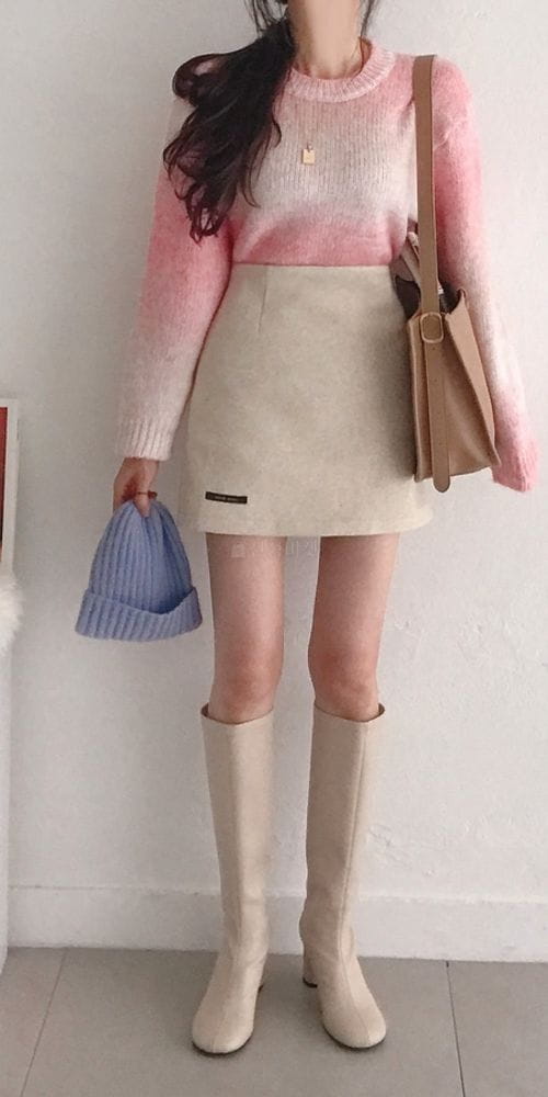MOCHA - Korean Children Fashion - #Kfashion4kids - Gradation Knit Tee