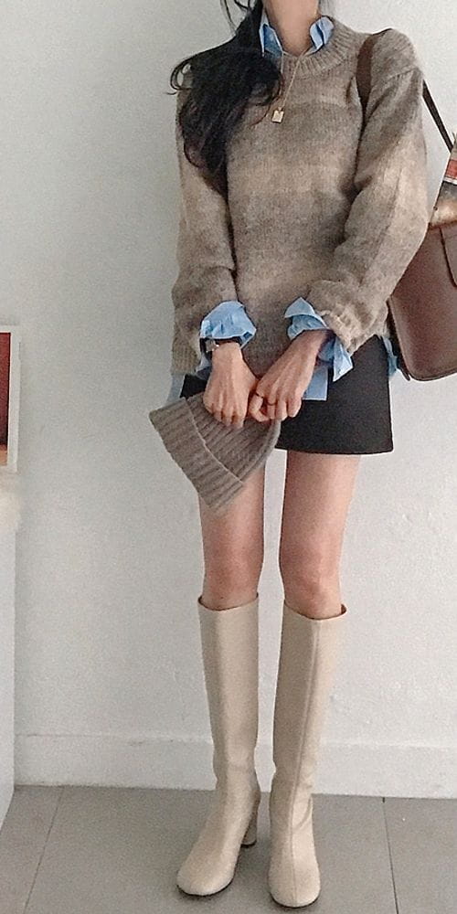 MOCHA - Korean Children Fashion - #Kfashion4kids - Gradation Knit Tee - 2