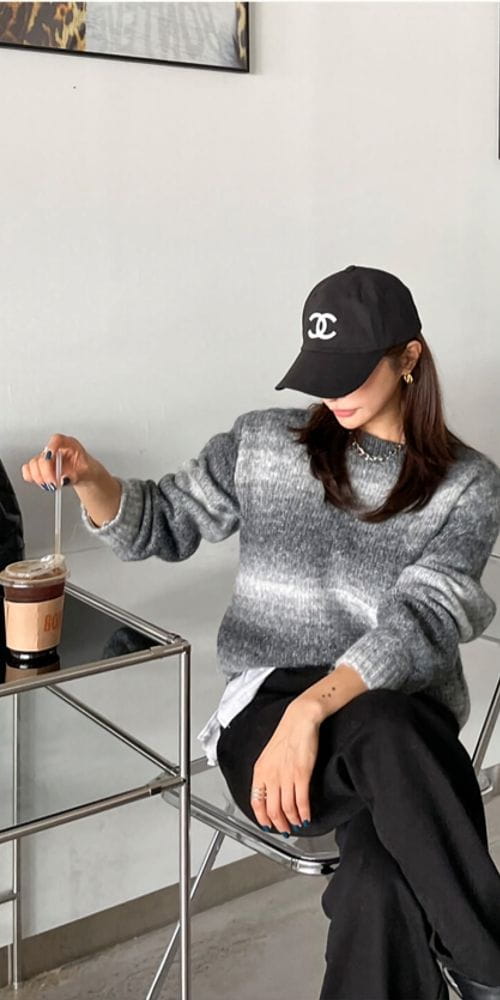 MOCHA - Korean Children Fashion - #Kfashion4kids - Gradation Knit Tee - 6