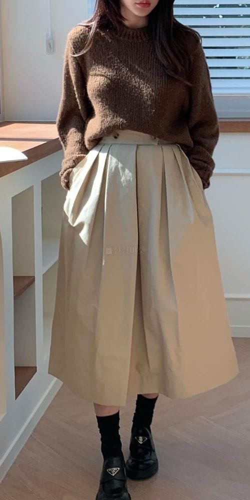 MOI - Korean Children Fashion - #Kfashion4kids - Trnch Skirt - 2