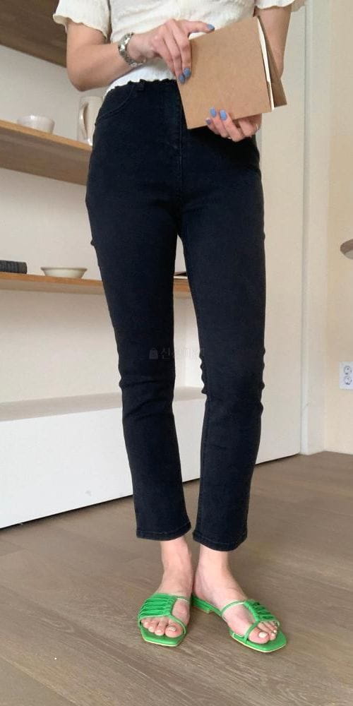 MOI - Korean Children Fashion - #Kfashion4kids - Black Washing Jeans