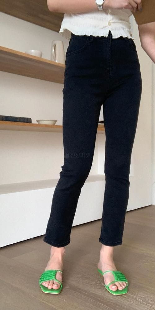 MOI - Korean Children Fashion - #Kfashion4kids - Black Washing Jeans - 2