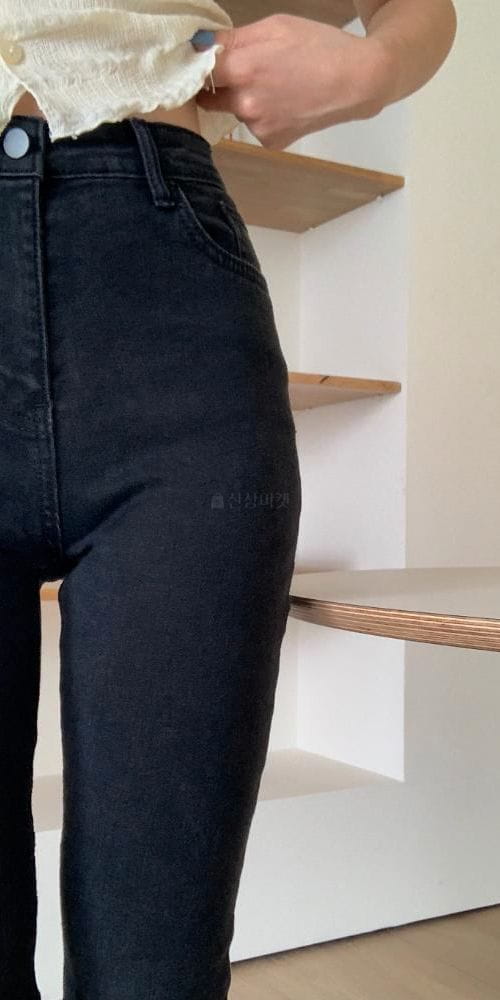 MOI - Korean Children Fashion - #Kfashion4kids - Black Washing Jeans - 4