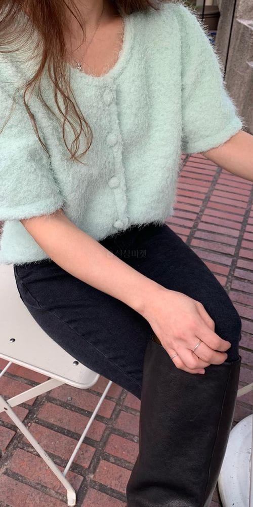 MOI - Korean Children Fashion - #Kfashion4kids - Snow Half Cardigan