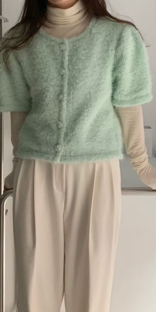 MOI - Korean Children Fashion - #Kfashion4kids - Snow Half Cardigan - 4