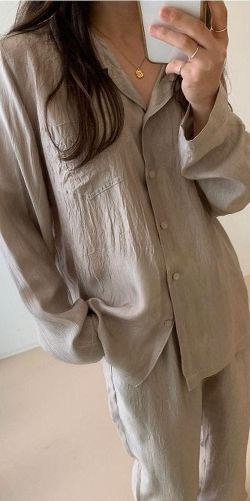 MOI - Korean Children Fashion - #Kfashion4kids - Silky Pajama - 3