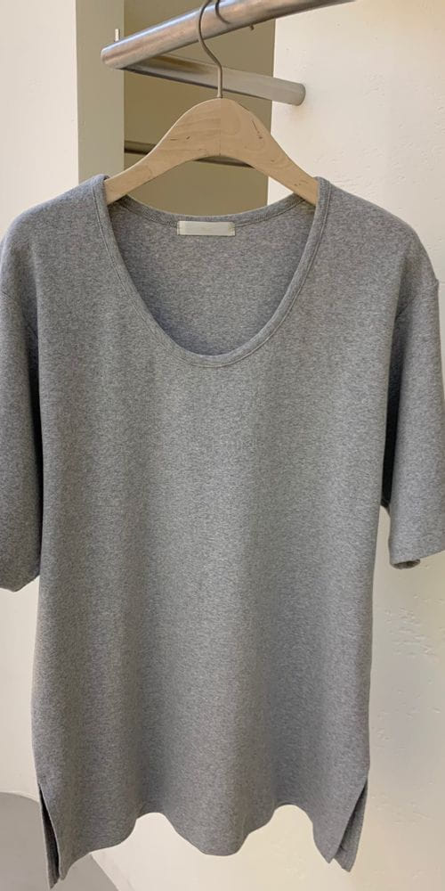 MOI - Korean Children Fashion - #Kfashion4kids - Span U Neck Tee - 2