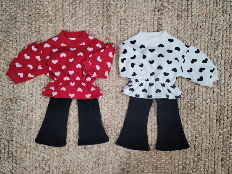 MORAN - Korean Children Fashion - #Kfashion4kids - Lovely Top Bottom Set