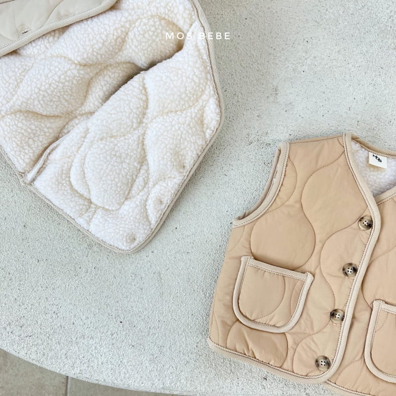 MOS BEBE - Korean Children Fashion - #Kfashion4kids - Quilting Vest - 2