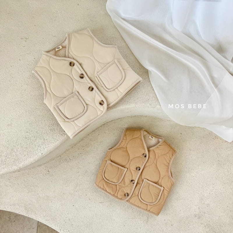 MOS BEBE - Korean Children Fashion - #Kfashion4kids - Quilting Vest - 4