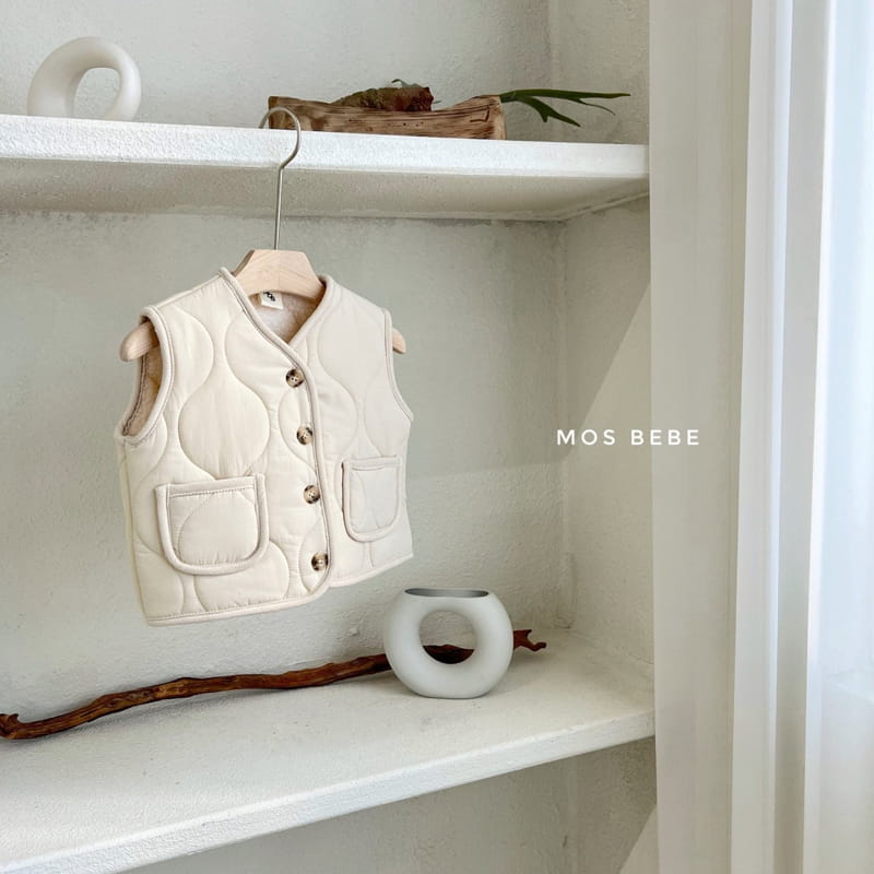 MOS BEBE - Korean Children Fashion - #Kfashion4kids - Quilting Vest - 5