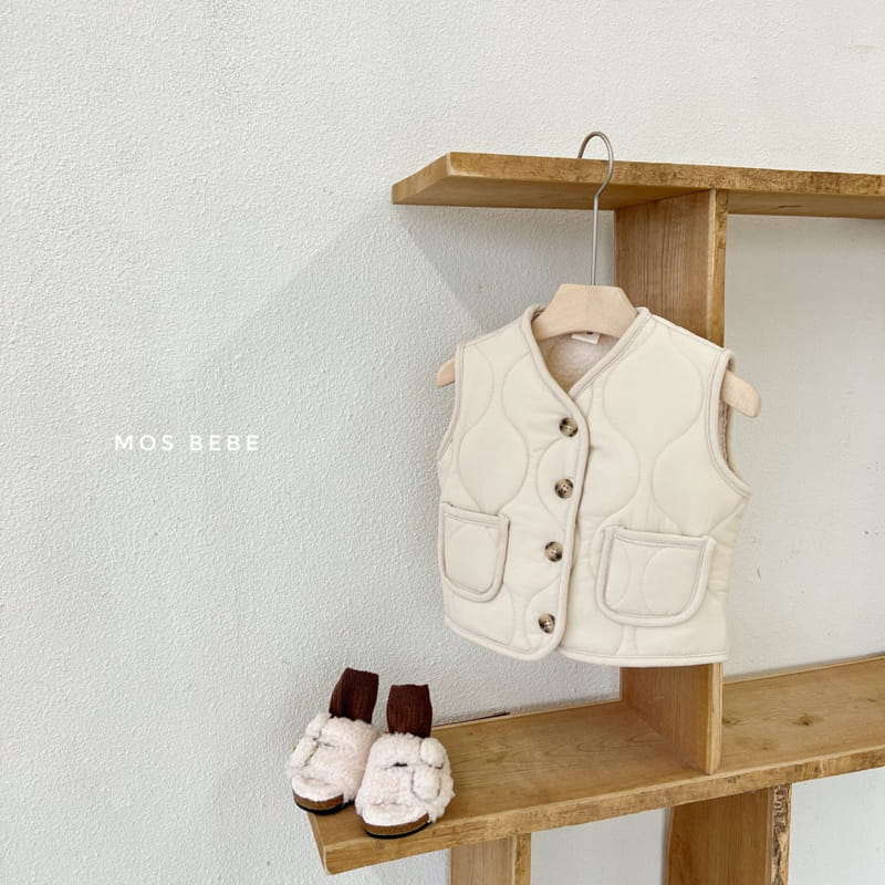 MOS BEBE - Korean Children Fashion - #Kfashion4kids - Quilting Vest - 8