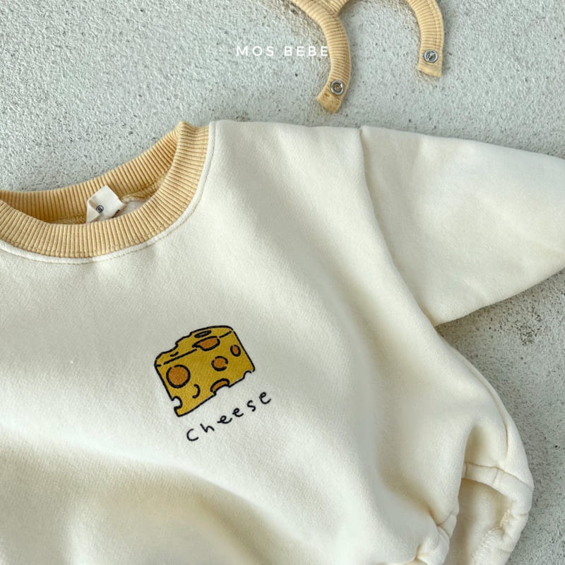 MOS BEBE - Korean Children Fashion - #Kfashion4kids - Cheese Bodysuit with Bonnet - 10