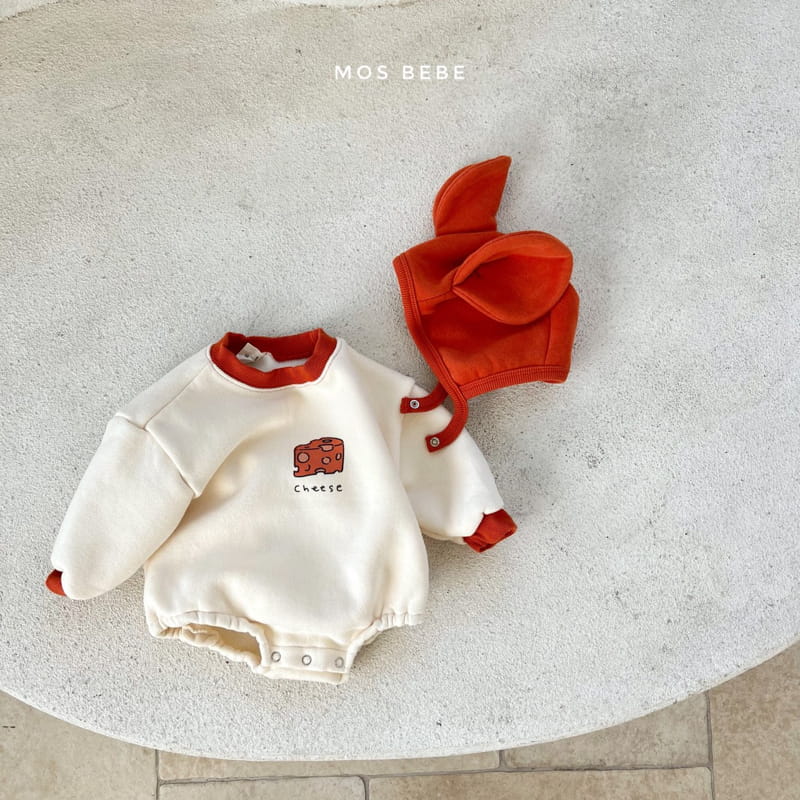 MOS BEBE - Korean Children Fashion - #Kfashion4kids - Cheese Bodysuit with Bonnet - 11