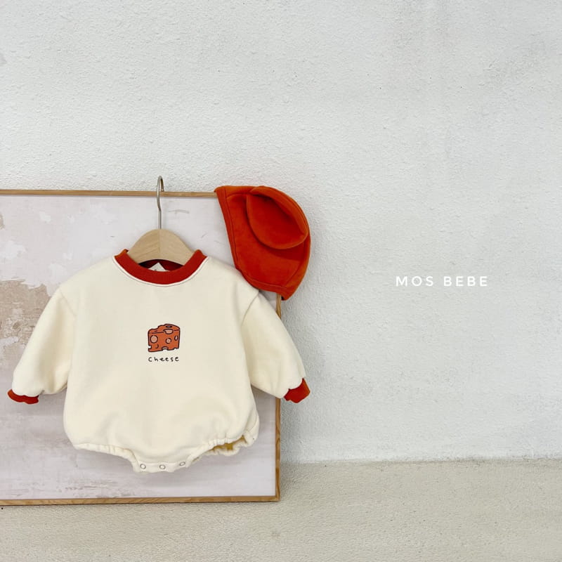 MOS BEBE - Korean Children Fashion - #Kfashion4kids - Cheese Bodysuit with Bonnet - 7