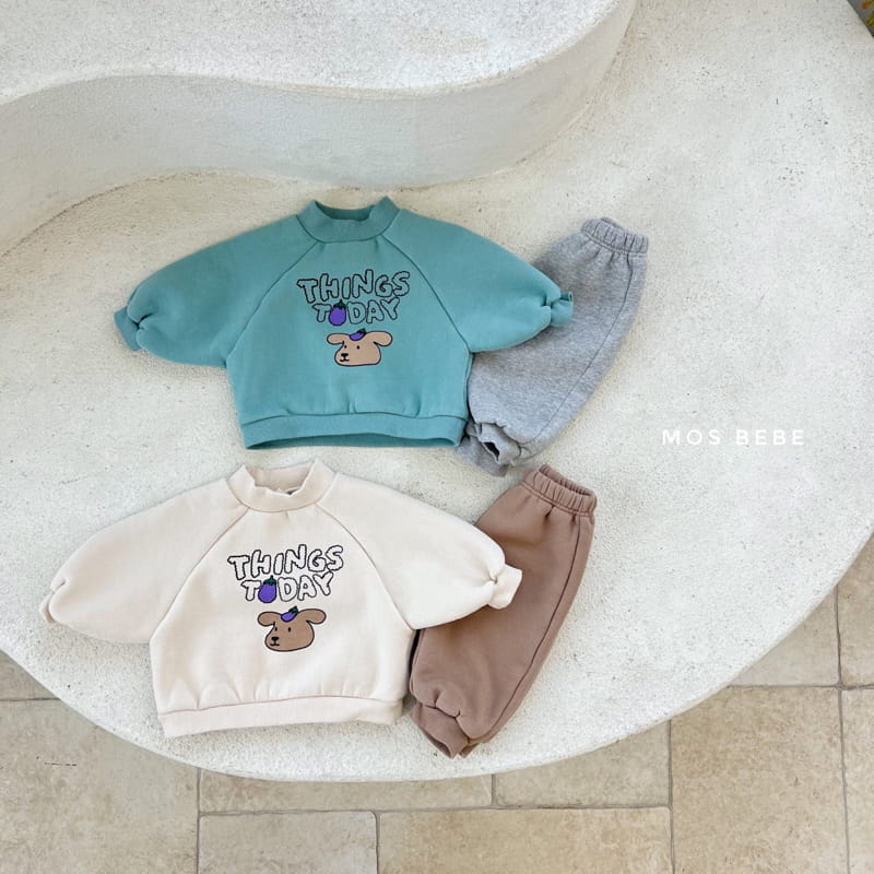 MOS BEBE - Korean Children Fashion - #Kfashion4kids - Thinks Top Bottom Set - 3