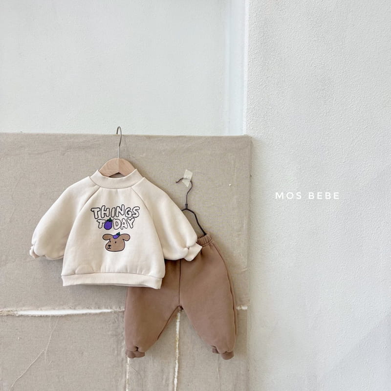 MOS BEBE - Korean Children Fashion - #Kfashion4kids - Thinks Top Bottom Set - 4