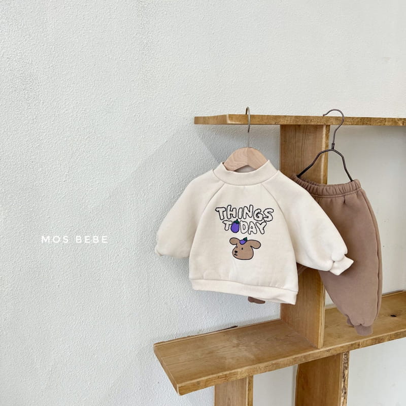MOS BEBE - Korean Children Fashion - #Kfashion4kids - Thinks Top Bottom Set - 5