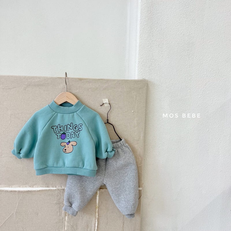 MOS BEBE - Korean Children Fashion - #Kfashion4kids - Thinks Top Bottom Set - 6