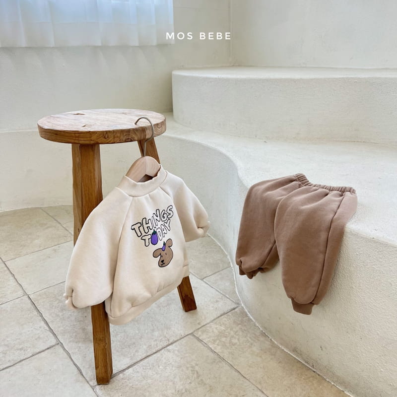 MOS BEBE - Korean Children Fashion - #Kfashion4kids - Thinks Top Bottom Set - 8