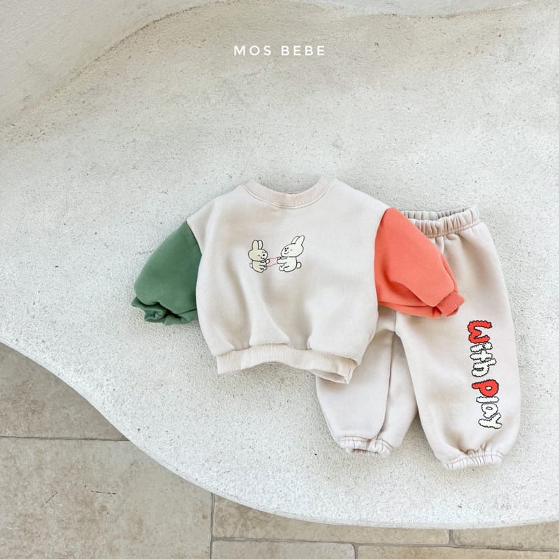 MOS BEBE - Korean Children Fashion - #Kfashion4kids - Play Top Bottom Set