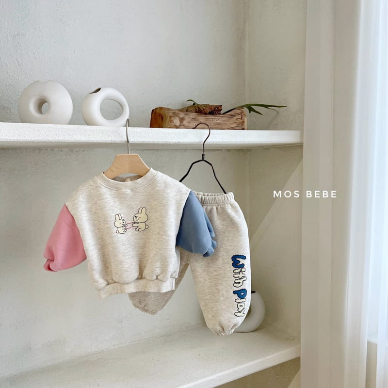 MOS BEBE - Korean Children Fashion - #Kfashion4kids - Play Top Bottom Set - 10