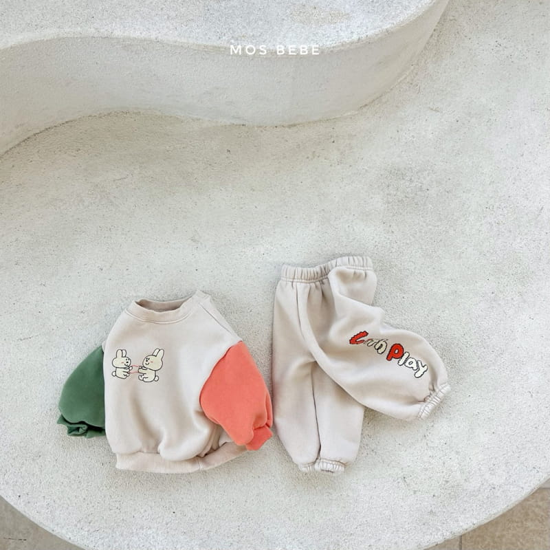 MOS BEBE - Korean Children Fashion - #Kfashion4kids - Play Top Bottom Set - 2