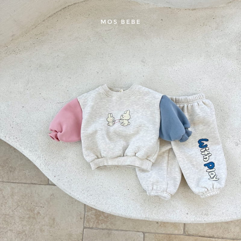 MOS BEBE - Korean Children Fashion - #Kfashion4kids - Play Top Bottom Set - 3