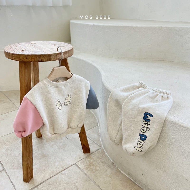 MOS BEBE - Korean Children Fashion - #Kfashion4kids - Play Top Bottom Set - 6