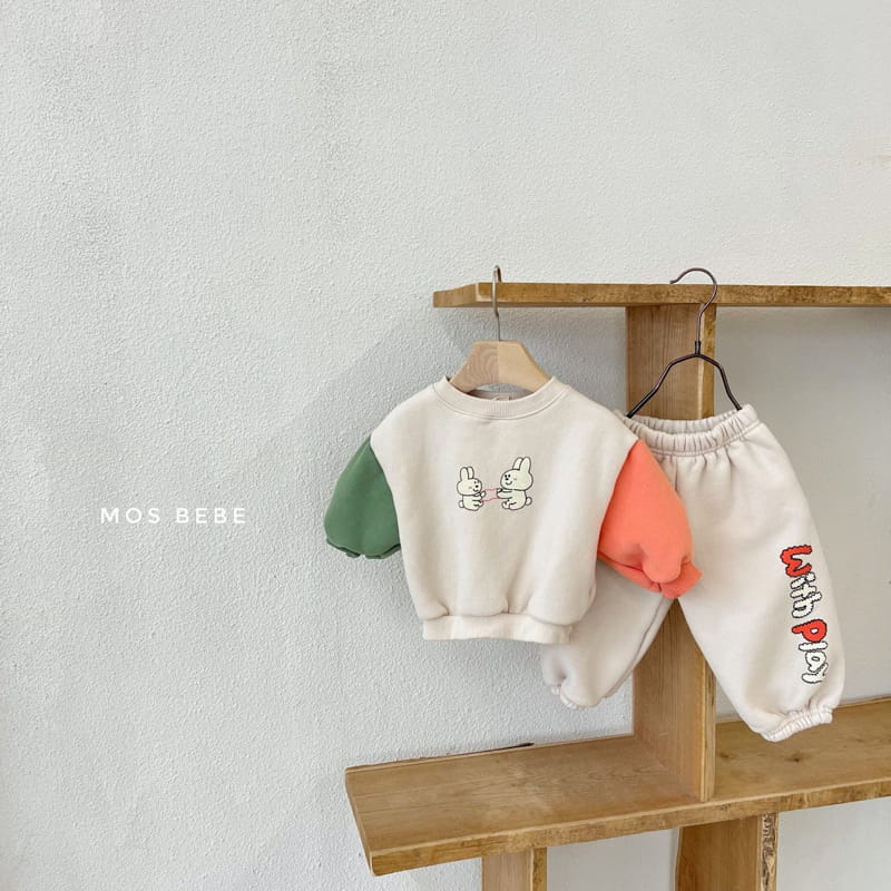 MOS BEBE - Korean Children Fashion - #Kfashion4kids - Play Top Bottom Set - 7
