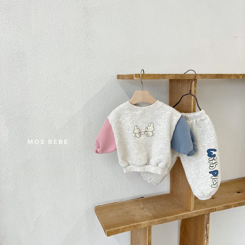 MOS BEBE - Korean Children Fashion - #Kfashion4kids - Play Top Bottom Set - 8