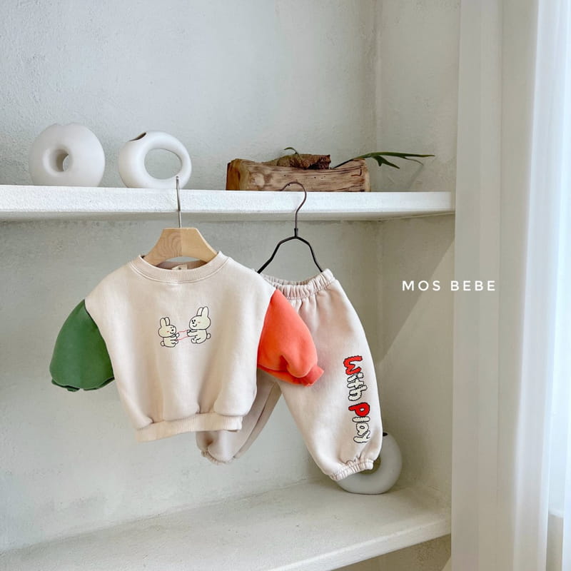 MOS BEBE - Korean Children Fashion - #Kfashion4kids - Play Top Bottom Set - 9