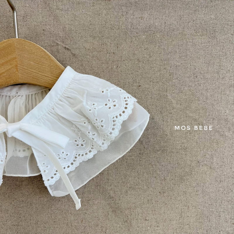 MOS BEBE - Korean Children Fashion - #Kfashion4kids - Chiffon Frill Collar Neck Cape - 3