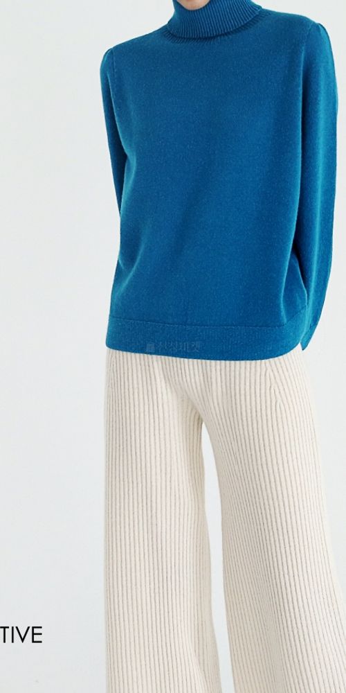 MOTIVE - Korean Children Fashion - #Kfashion4kids - While Gament Bene Knit Turtleneck Tee - 2