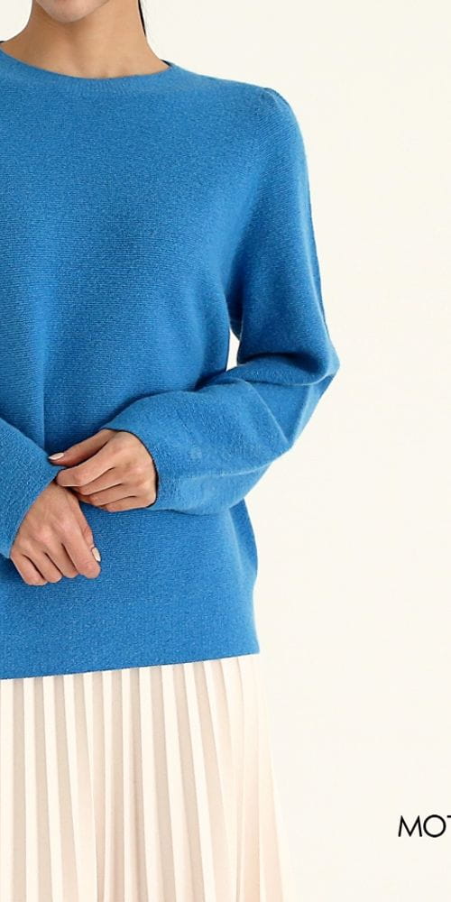 MOTIVE - Korean Children Fashion - #Kfashion4kids - Illy Angdo Round Knit Tee
