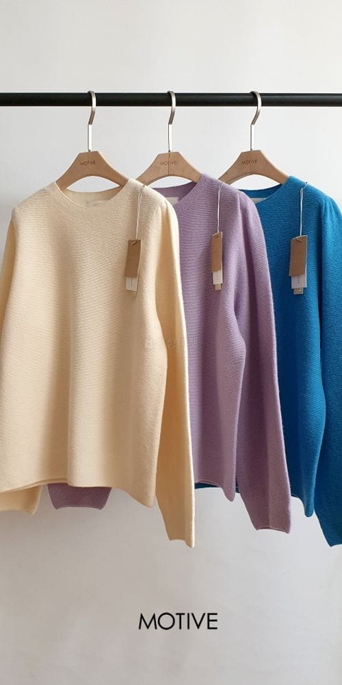 MOTIVE - Korean Children Fashion - #Kfashion4kids - Illy Angdo Round Knit Tee - 3