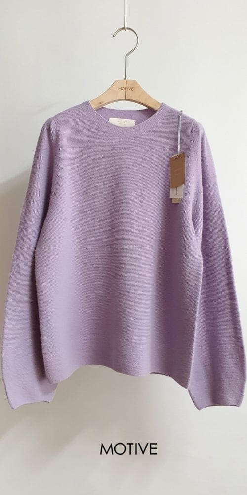 MOTIVE - Korean Children Fashion - #Kfashion4kids - Illy Angdo Round Knit Tee - 7