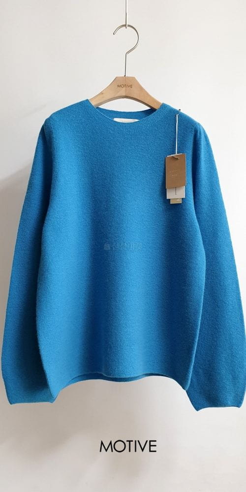 MOTIVE - Korean Children Fashion - #Kfashion4kids - Illy Angdo Round Knit Tee - 9
