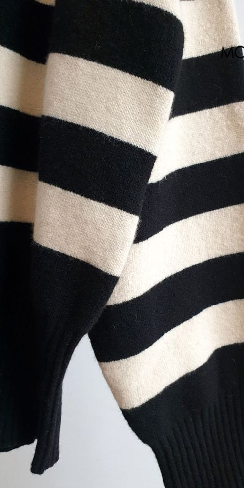 MOTIVE - Korean Children Fashion - #Kfashion4kids - Robin Stripes Knit Tee - 9