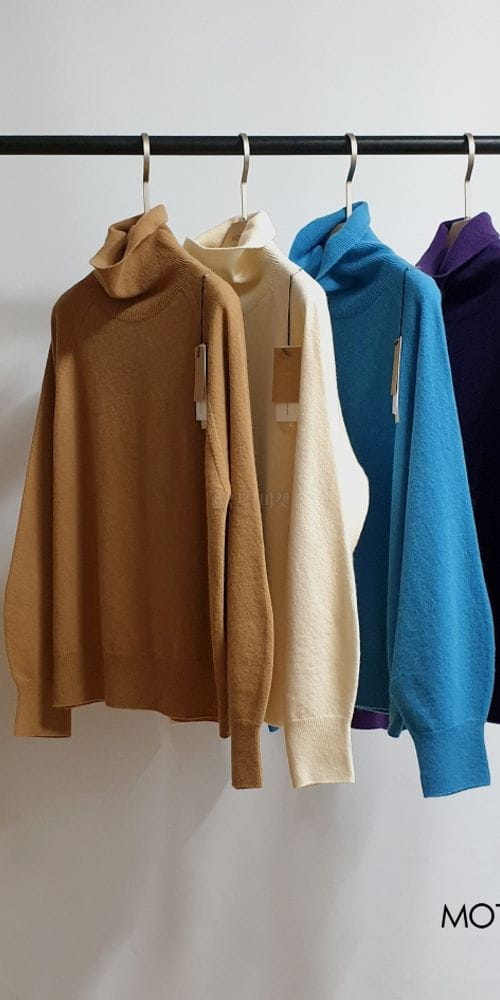 MOTIVE - Korean Children Fashion - #Kfashion4kids - Whole Gament Monica Turtleneck Knit Tee - 5