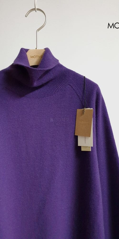 MOTIVE - Korean Children Fashion - #Kfashion4kids - Whole Gament Monica Turtleneck Knit Tee - 7