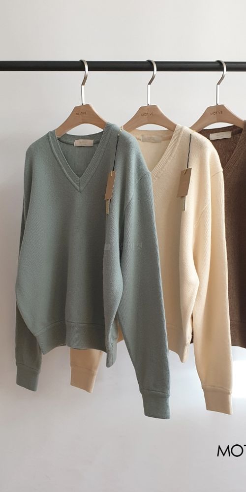 MOTIVE - Korean Children Fashion - #Kfashion4kids - Sash Minimal V Knit Tee - 3
