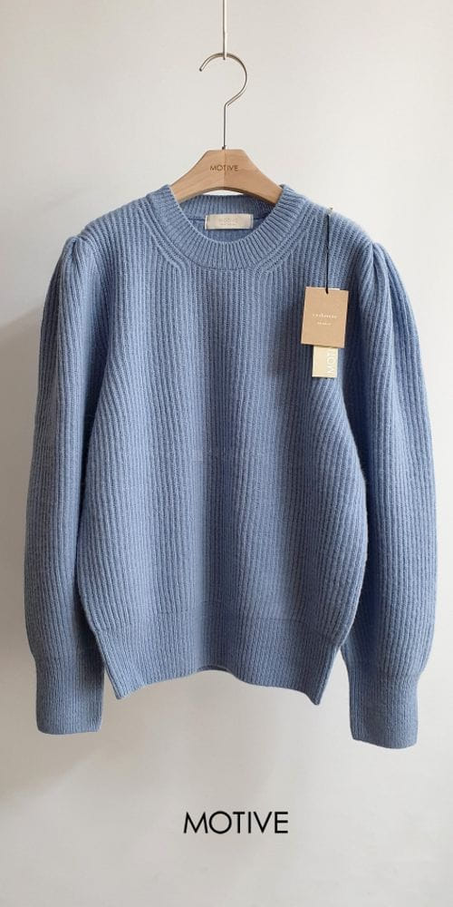 MOTIVE - Korean Children Fashion - #Kfashion4kids - Alpaca Rich Puff Knit Tee - 7