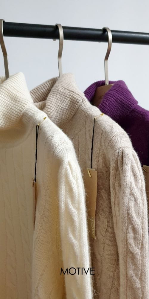 MOTIVE - Korean Children Fashion - #Kfashion4kids - Alpaca Cable Turtleneck Tee - 4