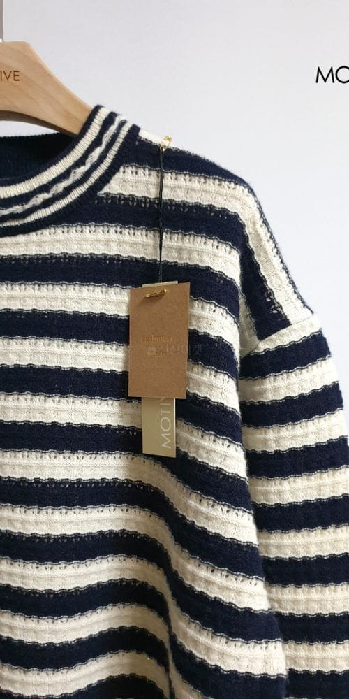 MOTIVE - Korean Children Fashion - #Kfashion4kids - Roren Stripes Knit Tee