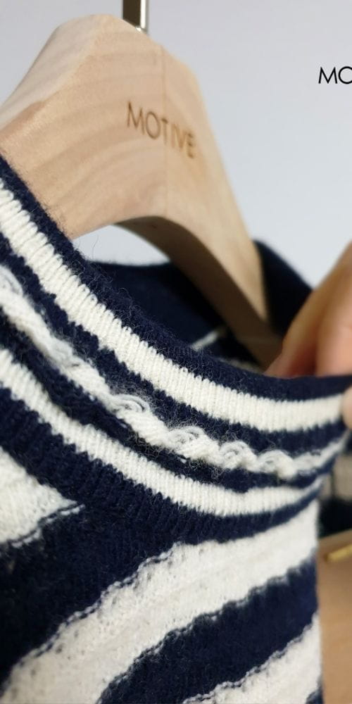 MOTIVE - Korean Children Fashion - #Kfashion4kids - Roren Stripes Knit Tee - 3