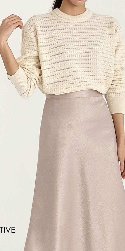 MOTIVE - Korean Children Fashion - #Kfashion4kids - Mer Button Round Knit Tee