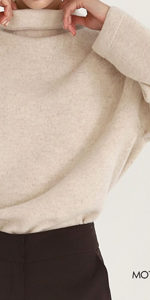 MOTIVE - Korean Children Fashion - #Kfashion4kids - Whole Gament Balren Slit Turtleneck - 5