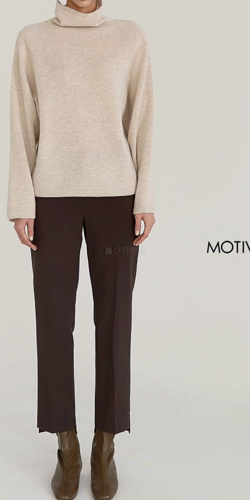 MOTIVE - Korean Children Fashion - #Kfashion4kids - Whole Gament Balren Slit Turtleneck - 6
