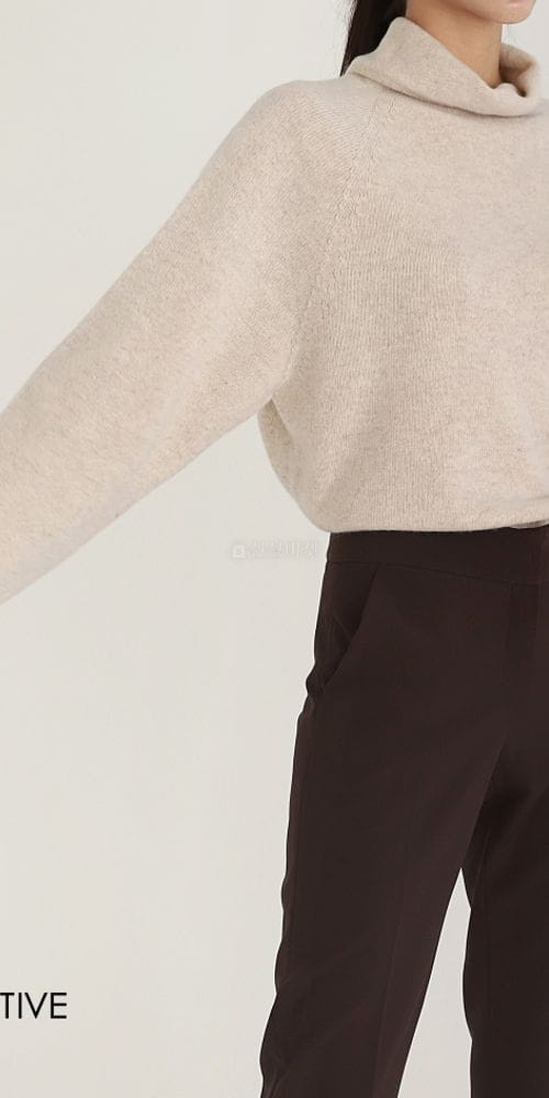 MOTIVE - Korean Children Fashion - #Kfashion4kids - Whole Gament Balren Slit Turtleneck - 7